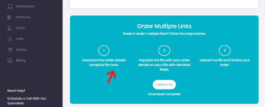 Follow these steps to order multiple links on your dashboard
