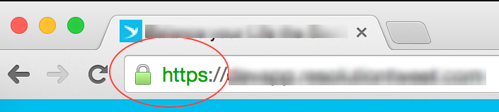 Secure HTTPS symbol