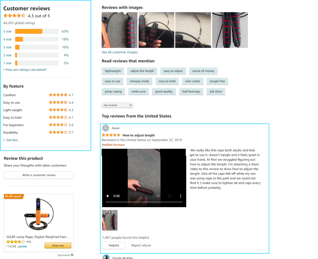 Amazon Product Reviews