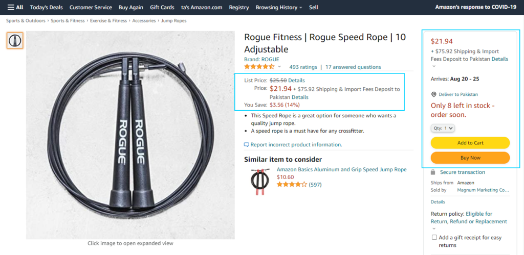 Amazon Product Pricing