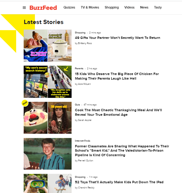 buzzfeed clickbait headlines