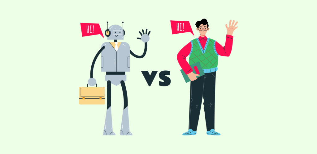 AI vs. Human Content: The Core Competence
