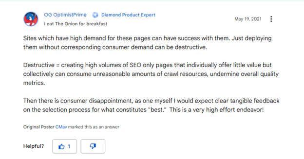 You are Overdoing SEO 