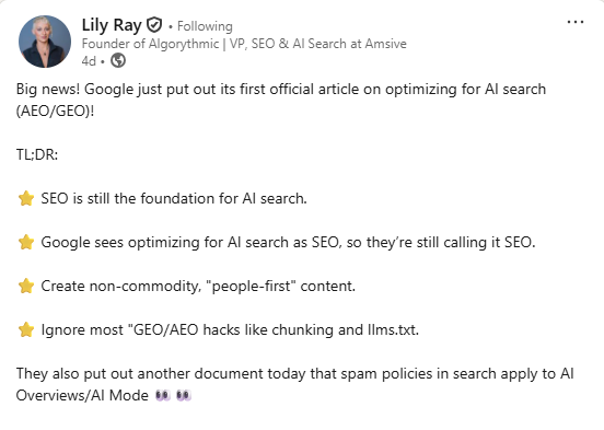 AI optimization guide