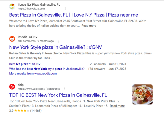 Local SEO Rankings Versus Organic Rankings