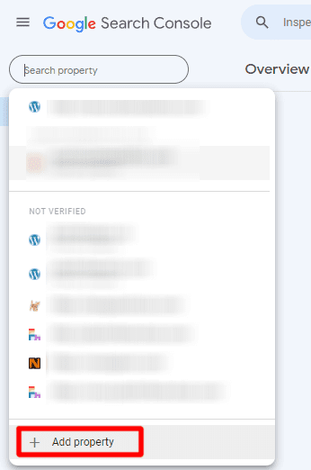 Google Search Console: Platform Properties